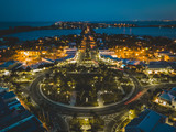 Fototapeta Miasto - Aerial View of Sarasota Florida