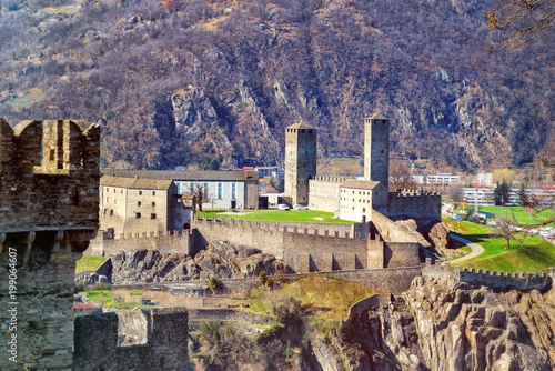 Blick Vom Castello Di Montebello Auf Das Castelgrande Bellinzona Schweiz Buy This Stock Photo And Explore Similar Images At Adobe Stock Adobe Stock