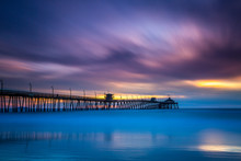 Imperial Beach Pier At Sunset