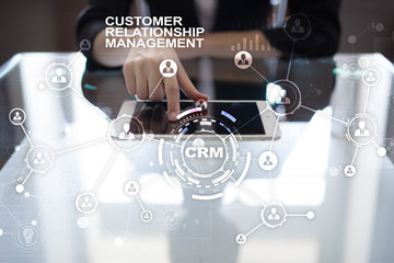 CRM. Customer relationship management concept. Customer service and relationship.