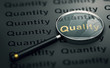 Priority to Quality Over Quantity