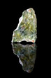 Green wavellite mineral crystals