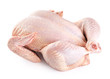© vitals - Fresh raw chicken isolated on white background.
