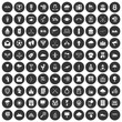 © ylivdesign - 100 arrow icons set black circle