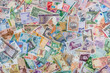 © RomanR - Background from collection of all world money banknotes