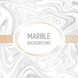 © Slanapotam - Abstract background, vector marble texture imitation. Marbleized pattern vector. Wedding invitation template with liquid suminagashi ebru ink background. Pastel grey marbling and gold texture effect.