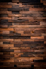 Old Grunge Vintage Wood Panels Background