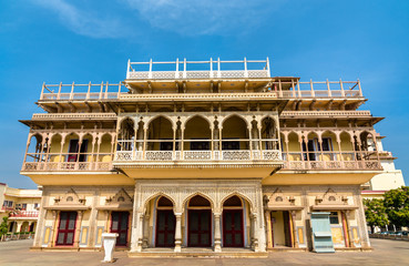 Sticker - Mubarak Mahal at City Palace of Jaipur - Rajastan, India