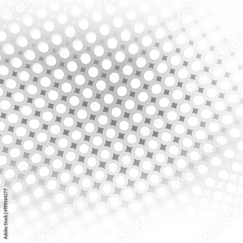 Halftone Dots Circle Shape Gradient Retro Fading Pattern In Black