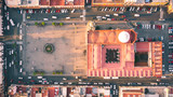 Fototapeta Miasto - aerial view of morelia