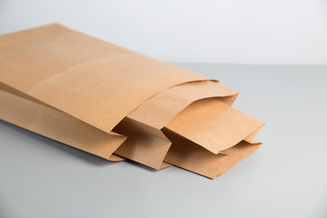 Wall Mural - simple recyclable kraft paper bag