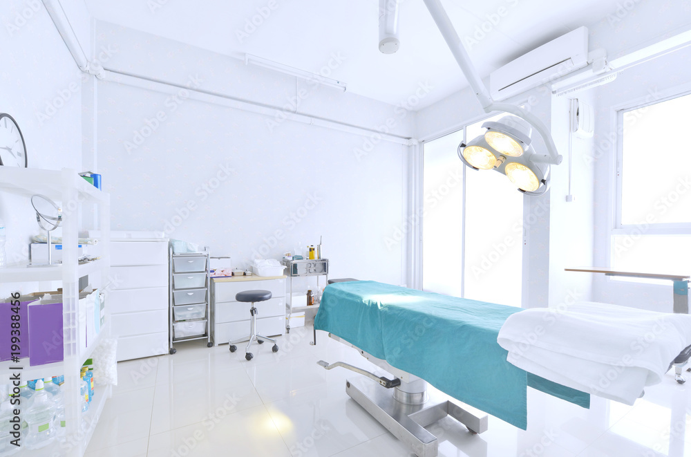 Obraz na płótnie Interior view of operating room w salonie