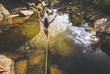 © Manu Prats - Slackliner doing slack line over water