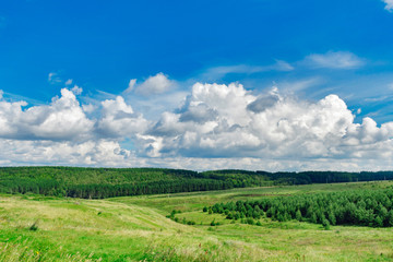 field and sky