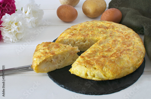 Fotomural Tortillas de patatas,Spanish potato omelet