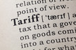 definition of tariff