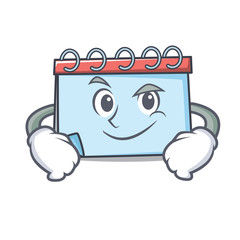 Sticker - Smirking calendar character cartoon style