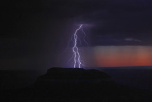 Grand Canyon Lightning
