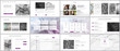 © xenia_design - Set of vector templates for website design, minimal presentations, portfolio. Simple elements on white background. Templates for presentation slides, flyer, leaflet, brochure cover, annual report.