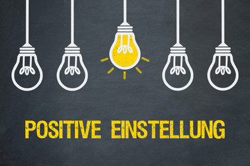 Canvas Print - Positive Einstellung