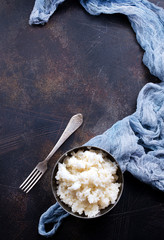 Canvas Print - boiled rice