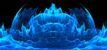 Beautiful Background Image, Abstract Ice Castle