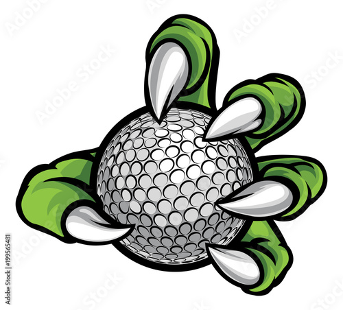 Monster or animal claw hold...