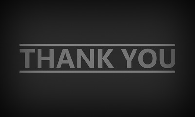 Wall Mural - Thank You
