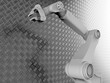 3D concept - industrial robot manipulator