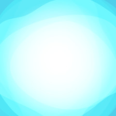 Wall Mural - vector abstract background with glow and shine in center - blue backdrop of clear sky with tender an