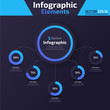 5 option infographic element Concept Template 