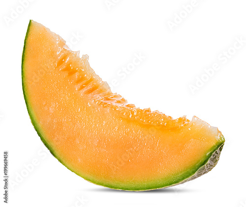 Fotomural melon isolated on white background
