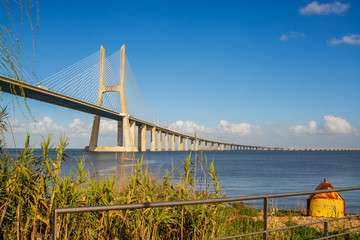 Vasco da Gama bridge in Lisbon