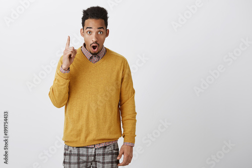 Handsome Guy Dropping Jaw From Incredible News Portrait Of
