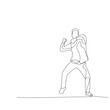 © zolotons - vector, isolated sketch of man dancing