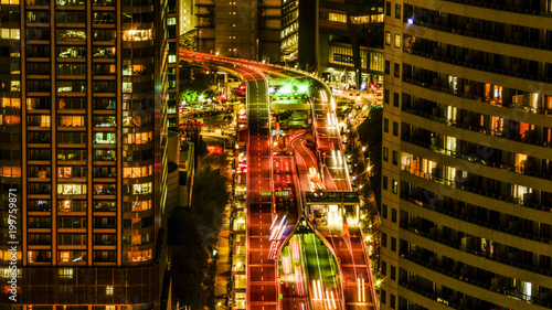日本 東京 夜景 絶景 トワイライト 大都会の夜風景 Stock 写真 Adobe Stock
