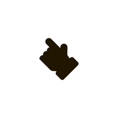 Poster - finger icon. sign design