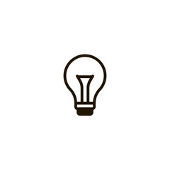 Wall Mural - bulb icon. sign design