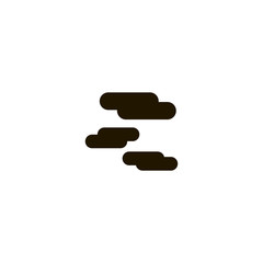 Sticker - cloud icon. sign design