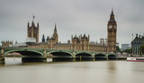 Fototapeta Big Ben - Long exposure of the Houses of Parliament, London
