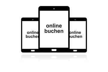 Sticker - Tablet Banner - online buchen