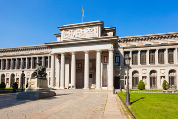 Wall Mural - Prado National art museum in Madrid, Spain