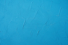 Blue Painted Wall Texture Background