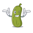 Wink pickle character cartoon style