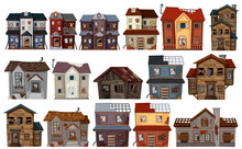 Old Houses In Different Designs