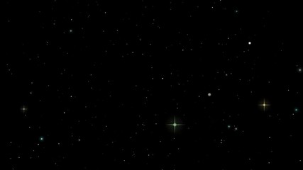 Wall Mural - 宇宙・星空の背景素材。前進。