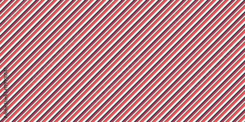 Fotografie, Obraz Red Seamless Inclined Stripes Background