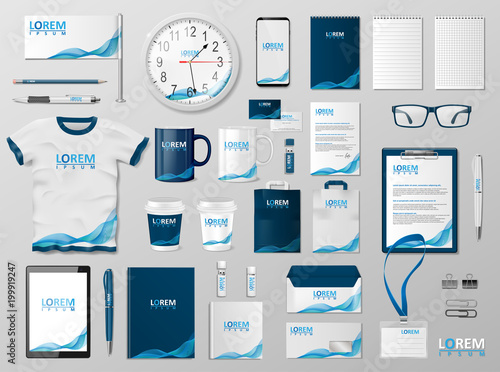 Fotografía Corporate Branding identity template design