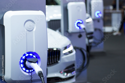 Cuadros en Lienzo the power supply for Charging of an electric car