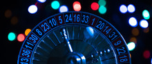 High Contrast Image Of Casino Roulette